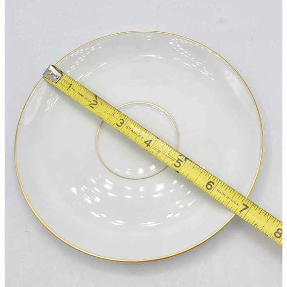 Vtg KPM Krister Germany Cream Soup Bowl & Sauser Gold Rose. Choice of quantity. - Picture 7 of 8